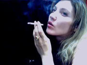 smoking cam girl
